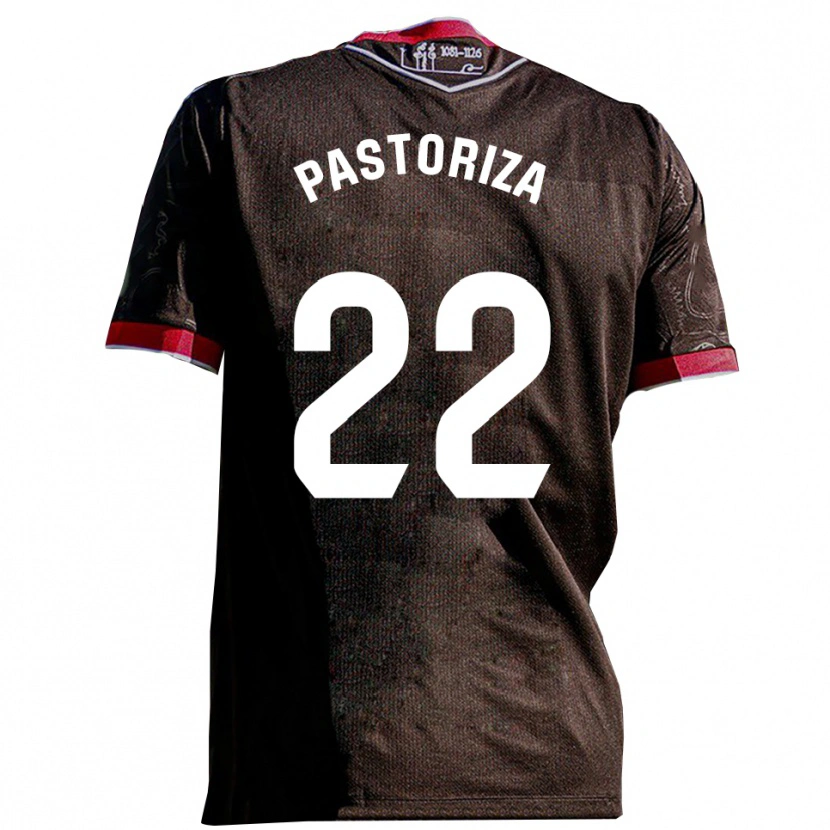 Danxen Mujer Camiseta Agustín Pastoriza #22 Negro Rojo 2ª Equipación 2025/26 La Camisa