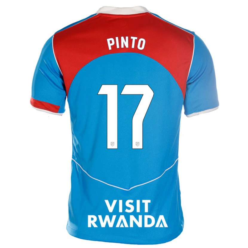 Danxen Mujer Camiseta Tatiana Pinto #17 Azul Blanco Equipación Tercera 2025/26 La Camisa