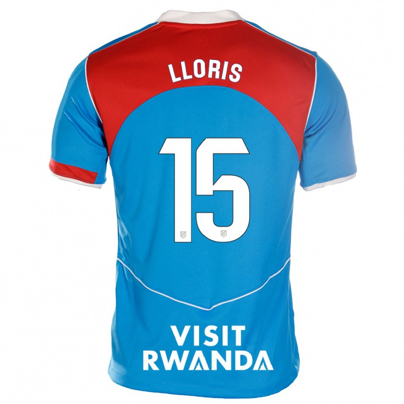 Danxen Mujer Camiseta Silvia Lloris #15 Azul Blanco Equipación Tercera 2025/26 La Camisa