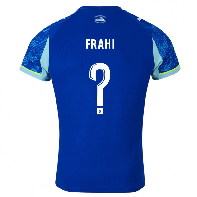 Danxen Mujer Camiseta Léandro Frahi #0 Celeste Blanco Equipación Tercera 2025/26 La Camisa