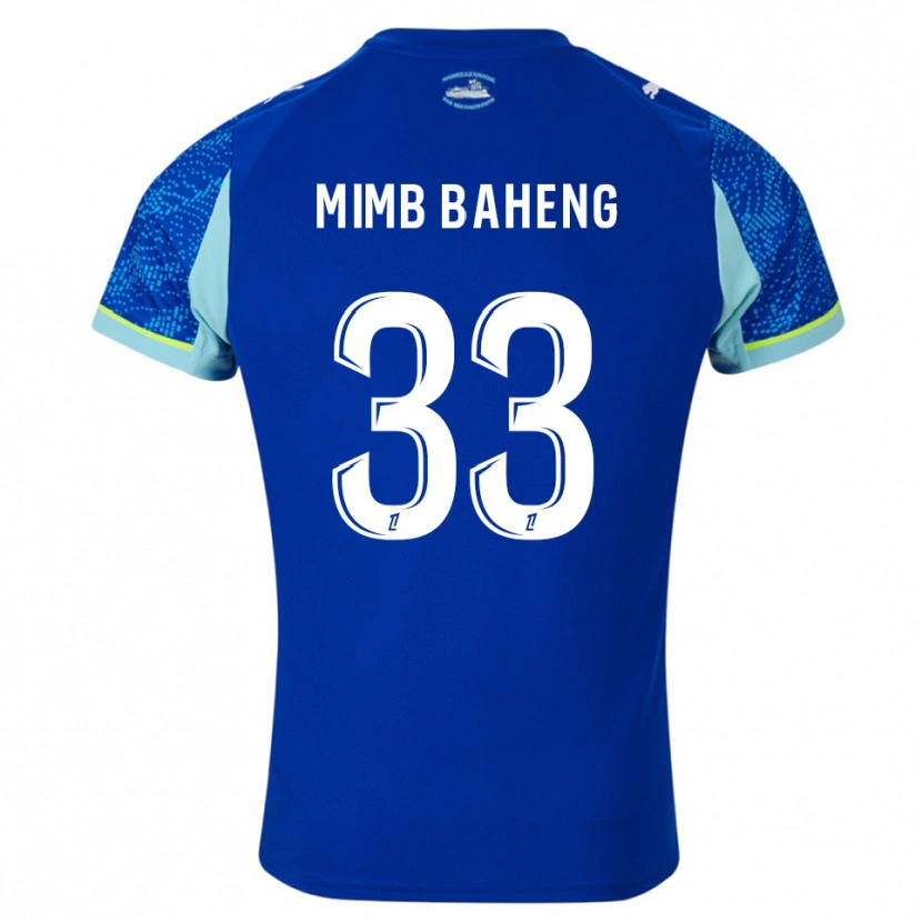 Danxen Mujer Camiseta Rony Mimb Baheng #33 Celeste Blanco Equipación Tercera 2025/26 La Camisa