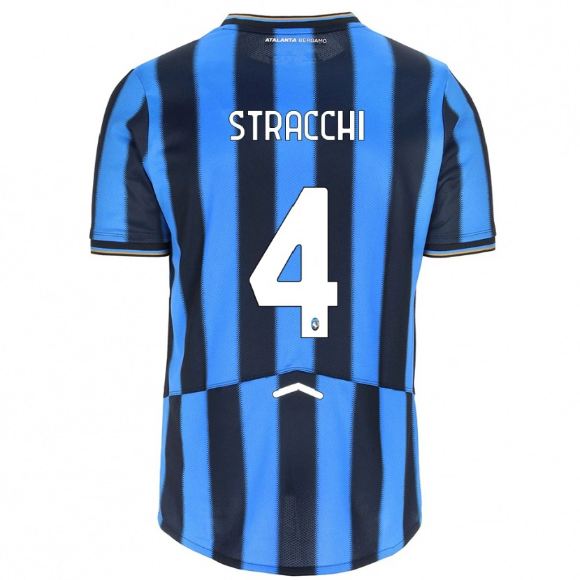 Danxen Niño Camiseta Daniela Stracchi #4 Azul Cielo Negro 1ª Equipación 2025/26 La Camisa