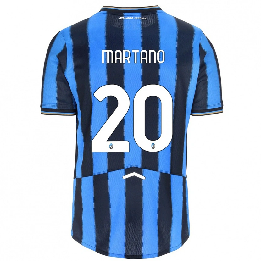 Danxen Niño Camiseta Aldo Martano #20 Azul Cielo Negro 1ª Equipación 2025/26 La Camisa