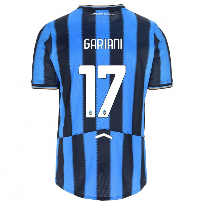 Danxen Niño Camiseta Niccolò Gariani #17 Azul Cielo Negro 1ª Equipación 2025/26 La Camisa