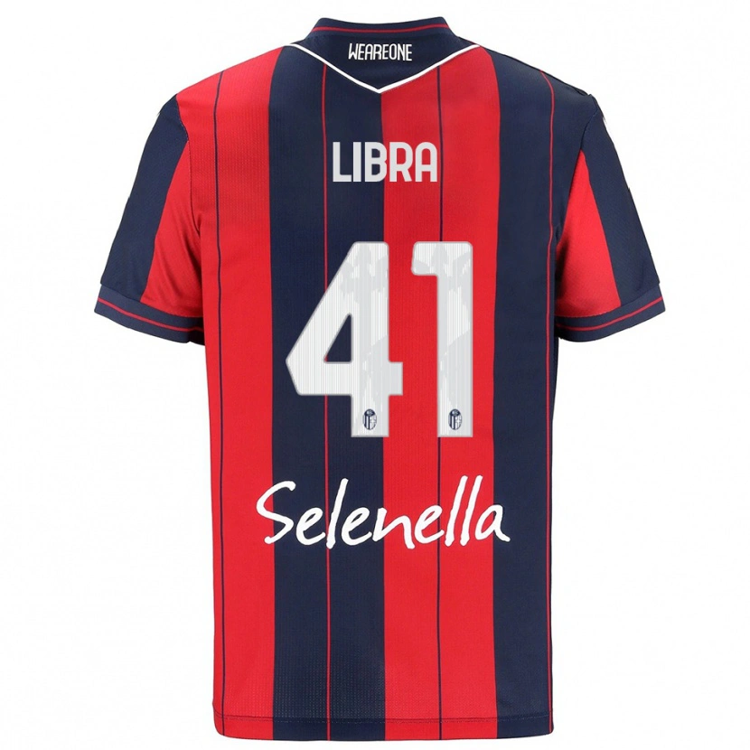 Danxen Niño Camiseta Marco Libra #41 Rojo Marino 1ª Equipación 2025/26 La Camisa