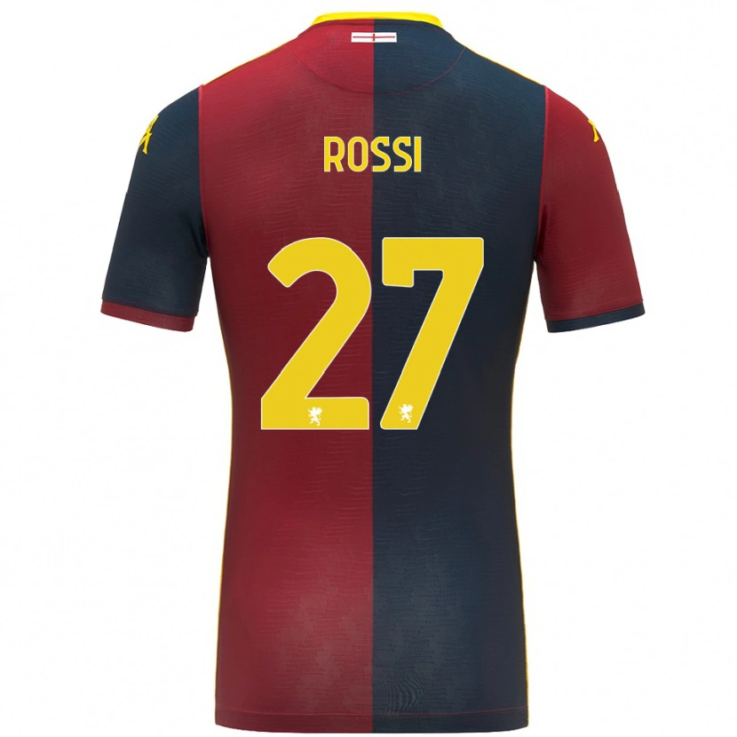 Danxen Niño Camiseta Lucrezia Rossi #27 Rojo Azul Real 1ª Equipación 2025/26 La Camisa