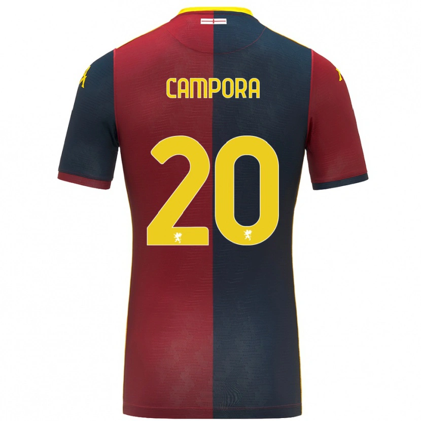 Danxen Niño Camiseta Alice Campora #20 Rojo Azul Real 1ª Equipación 2025/26 La Camisa