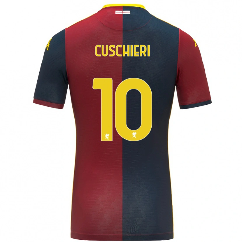 Danxen Niño Camiseta Rachel Cuschieri #10 Rojo Azul Real 1ª Equipación 2025/26 La Camisa