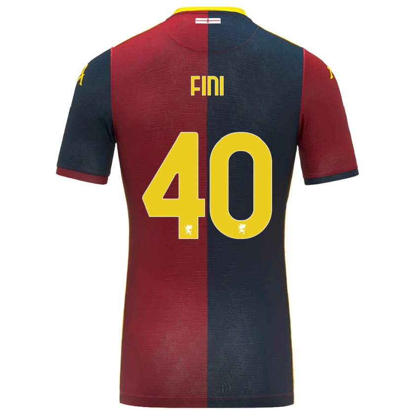 Danxen Niño Camiseta Seydou Fini #40 Rojo Azul Real 1ª Equipación 2025/26 La Camisa