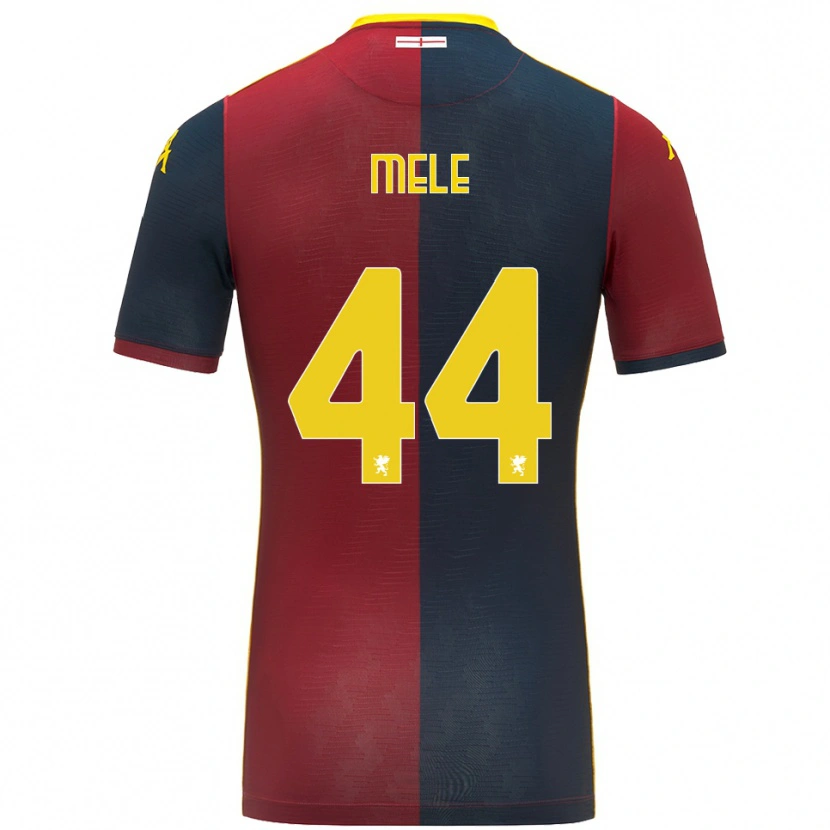 Danxen Niño Camiseta Chiara Mele #44 Rojo Azul Real 1ª Equipación 2025/26 La Camisa