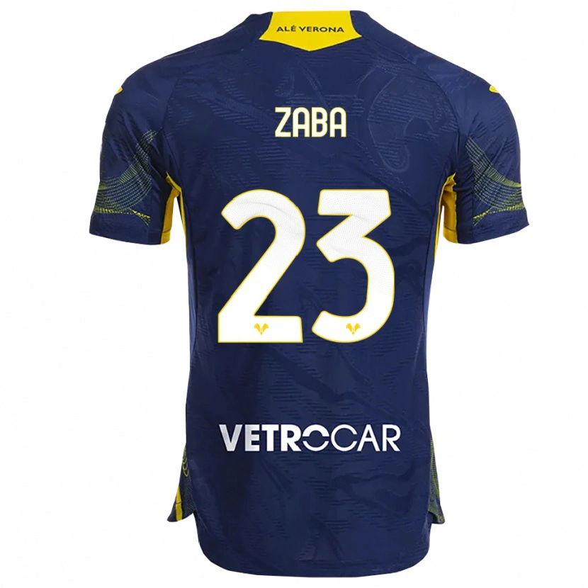 Danxen Niño Camiseta Nelson Zaba #23 Marino Amarillo 1ª Equipación 2025/26 La Camisa