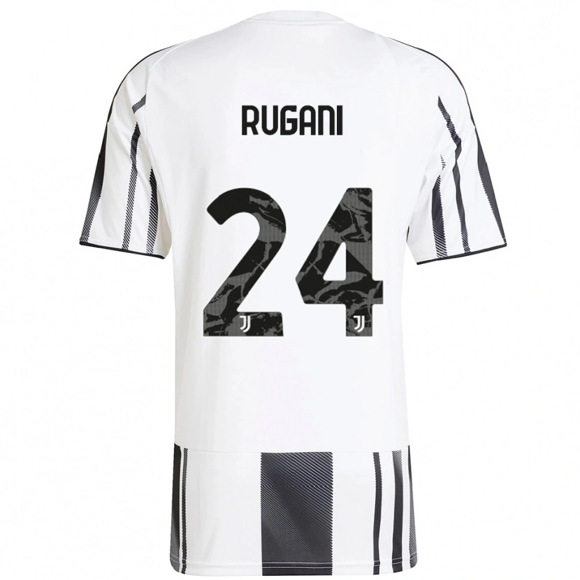 Danxen Niño Camiseta Daniele Rugani #24 Blanco Negro 1ª Equipación 2025/26 La Camisa