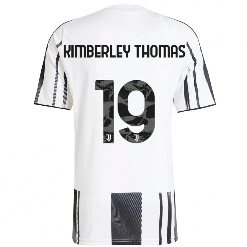 Danxen Niño Camiseta Lindsey Kimberley Thomas #19 Blanco Negro 1ª Equipación 2025/26 La Camisa