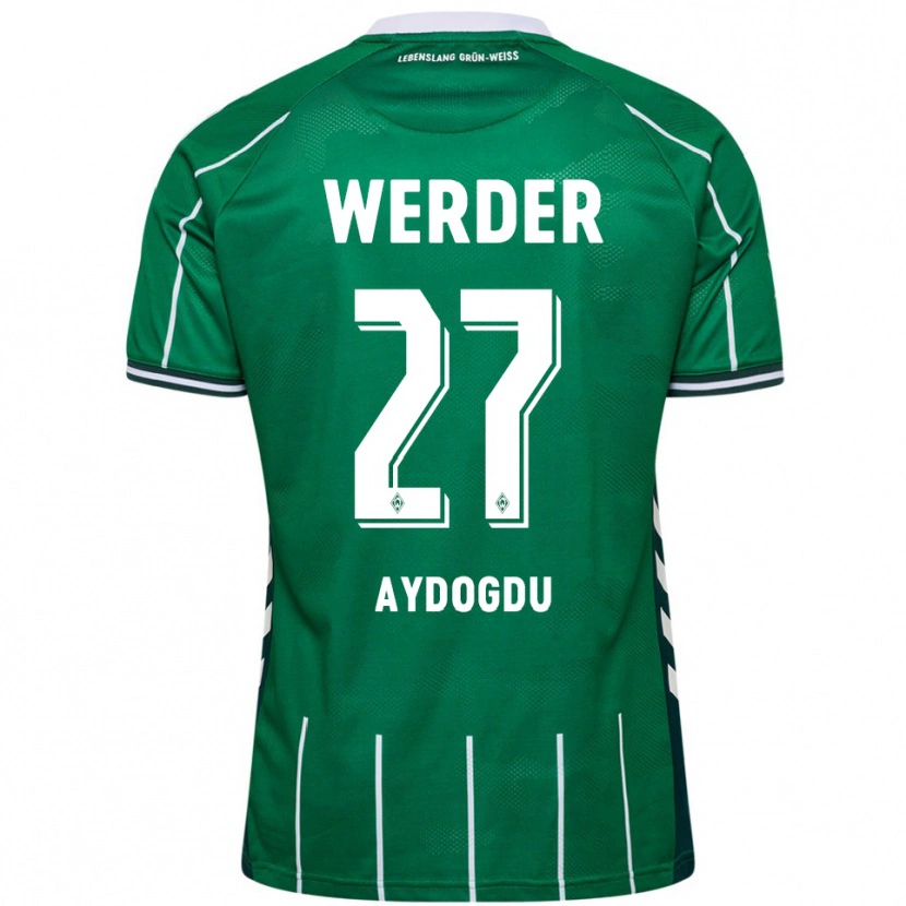 Danxen Niño Camiseta Onur Aydogdu #27 Verde Blanco 1ª Equipación 2025/26 La Camisa