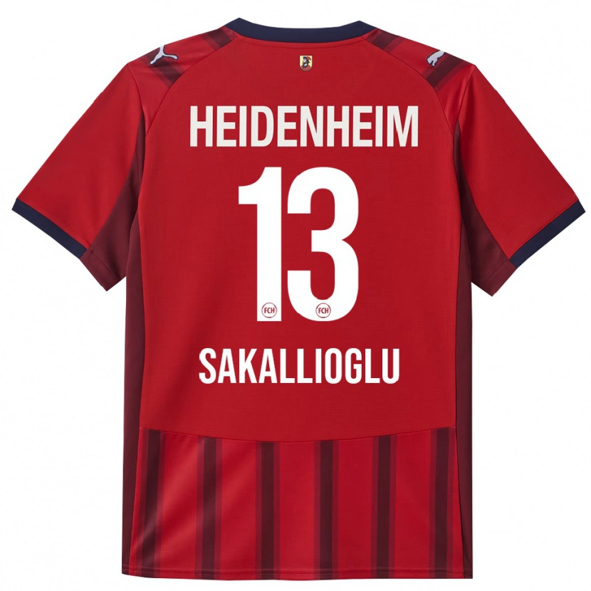 Danxen Niño Camiseta Nisa Sakallioglu #13 Rojo Marino 1ª Equipación 2025/26 La Camisa