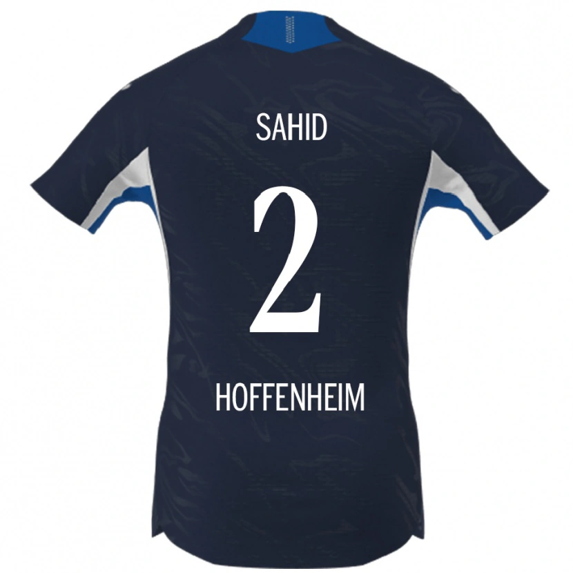 Danxen Niño Camiseta Mohamed Sahid #2 Marino Blanco 1ª Equipación 2025/26 La Camisa