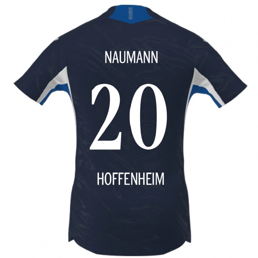 Danxen Niño Camiseta Maxim Naumann #20 Marino Blanco 1ª Equipación 2025/26 La Camisa