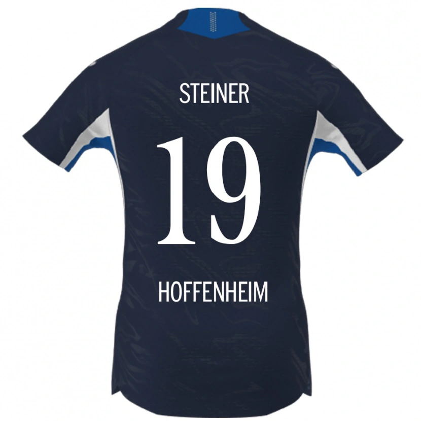 Danxen Niño Camiseta Marie Steiner #19 Marino Blanco 1ª Equipación 2025/26 La Camisa