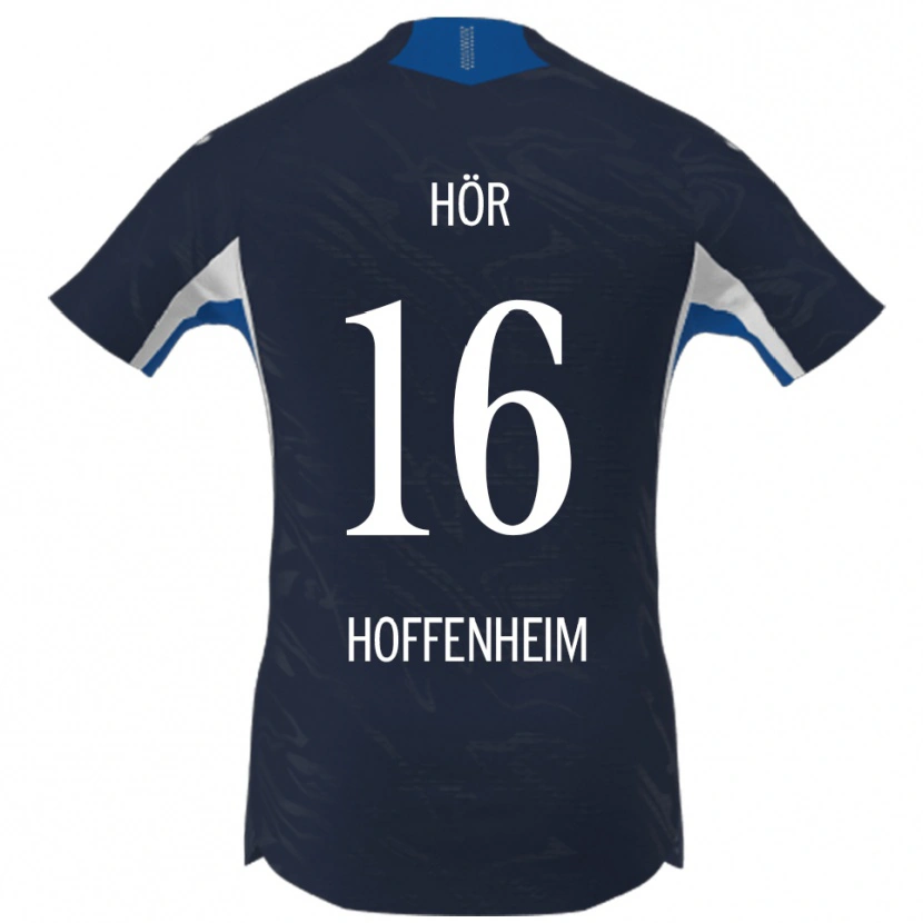 Danxen Niño Camiseta Yannis Hör #16 Marino Blanco 1ª Equipación 2025/26 La Camisa