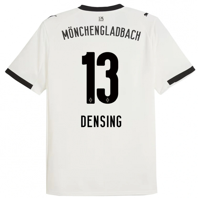 Danxen Niño Camiseta Kyra Densing #13 Blanco Negro 1ª Equipación 2025/26 La Camisa
