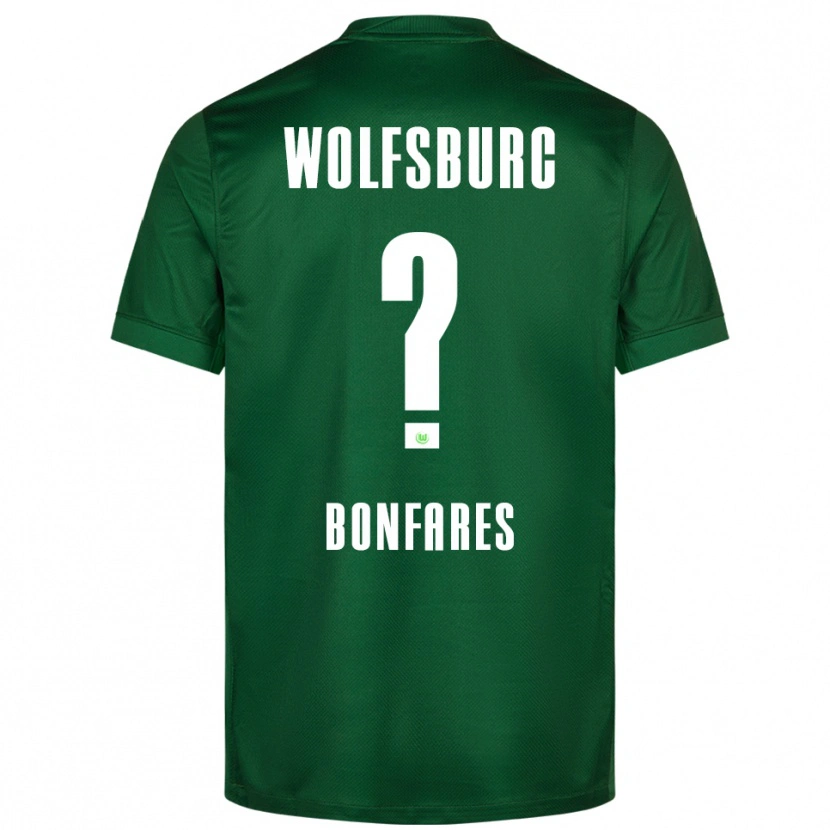 Danxen Niño Camiseta Marouan Bonfares #0 Verde Blanco 1ª Equipación 2025/26 La Camisa