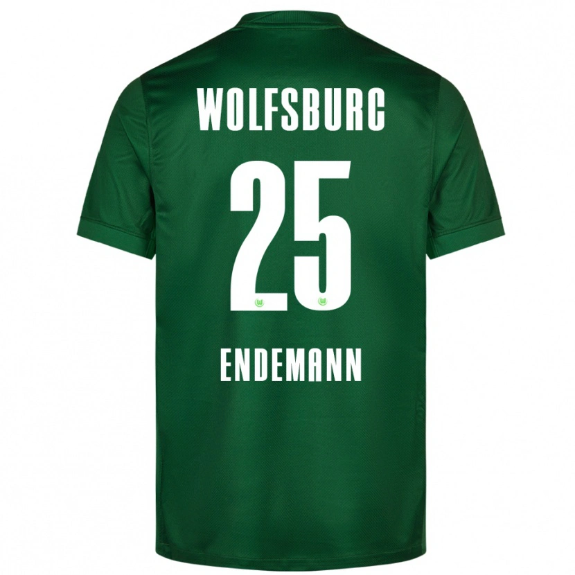 Danxen Niño Camiseta Vivien Endemann #25 Verde Blanco 1ª Equipación 2025/26 La Camisa
