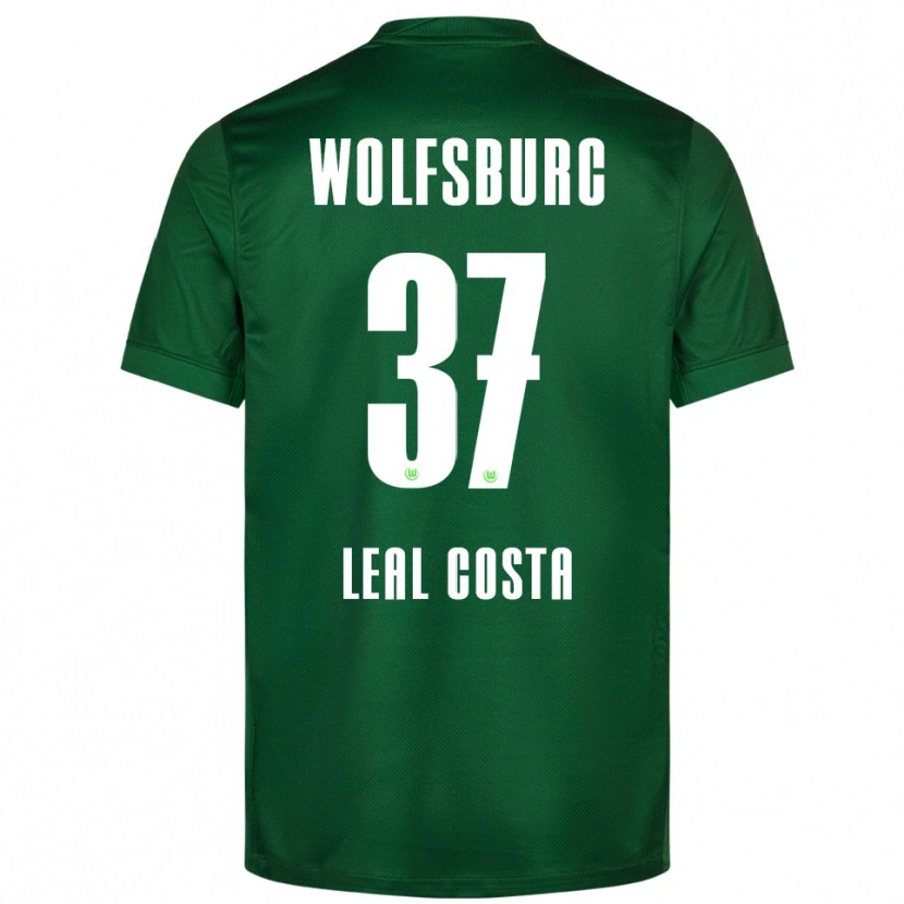 Danxen Niño Camiseta David Leal Costa #37 Verde Blanco 1ª Equipación 2025/26 La Camisa
