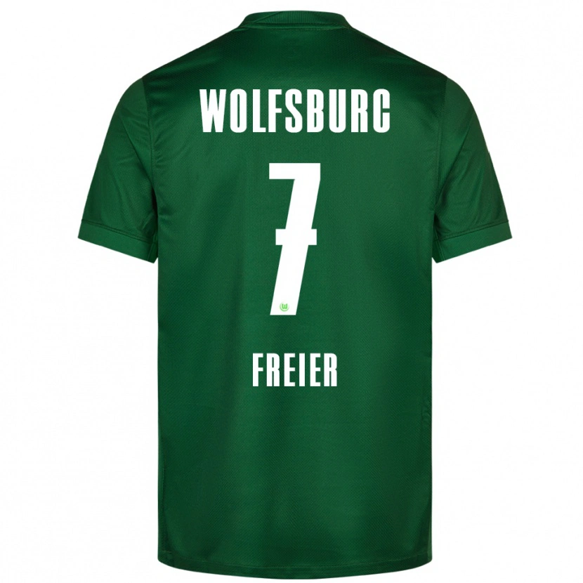 Danxen Niño Camiseta Sharn Freier #7 Verde Blanco 1ª Equipación 2025/26 La Camisa