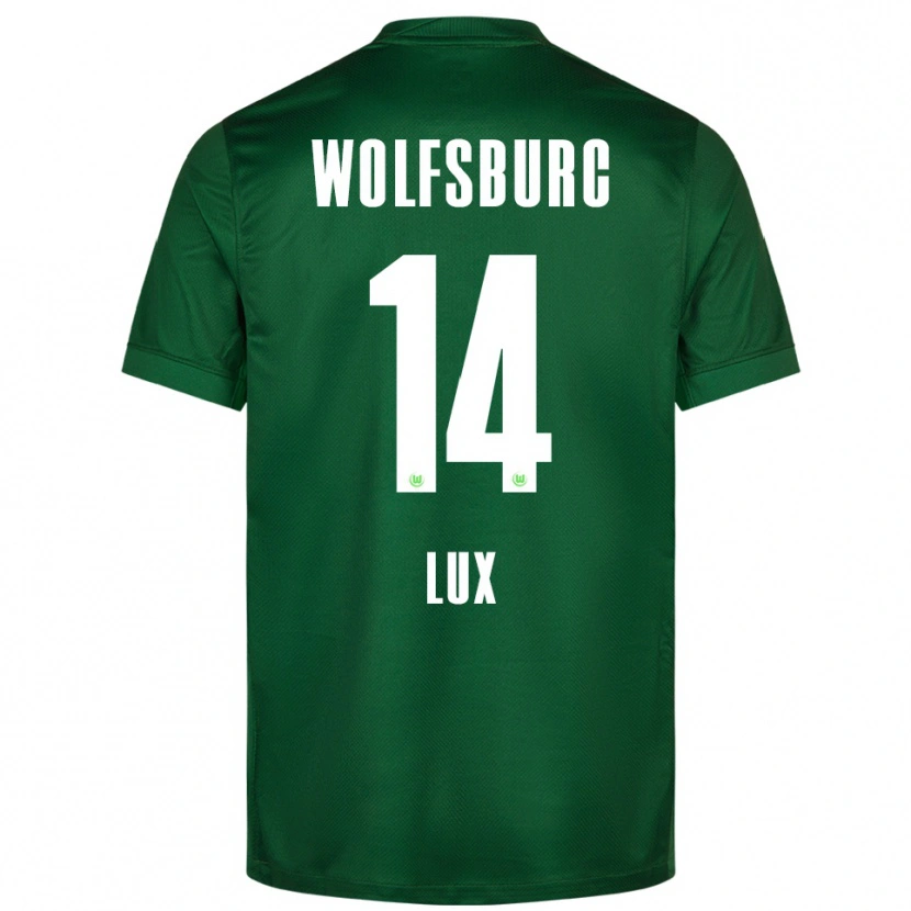 Danxen Niño Camiseta Finn-Marco Lux #14 Verde Blanco 1ª Equipación 2025/26 La Camisa