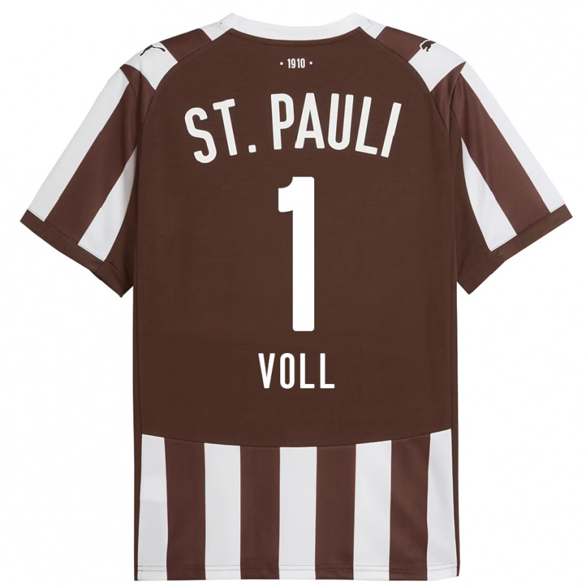 Danxen Niño Camiseta Ben Voll #1 Café Blanco 1ª Equipación 2025/26 La Camisa