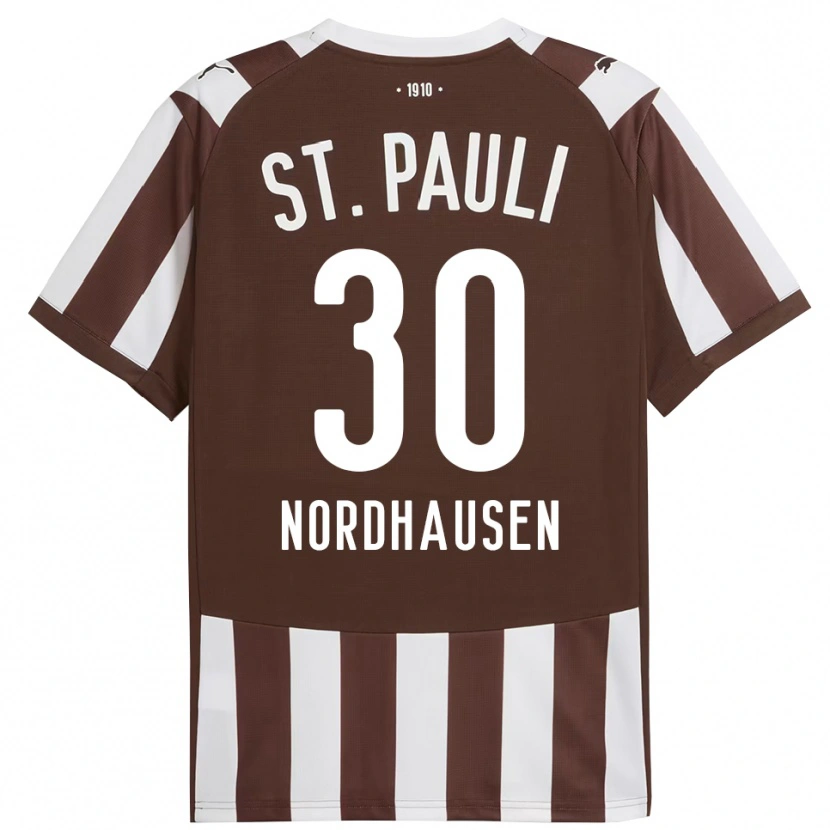 Danxen Niño Camiseta Neele Nordhausen #30 Café Blanco 1ª Equipación 2025/26 La Camisa