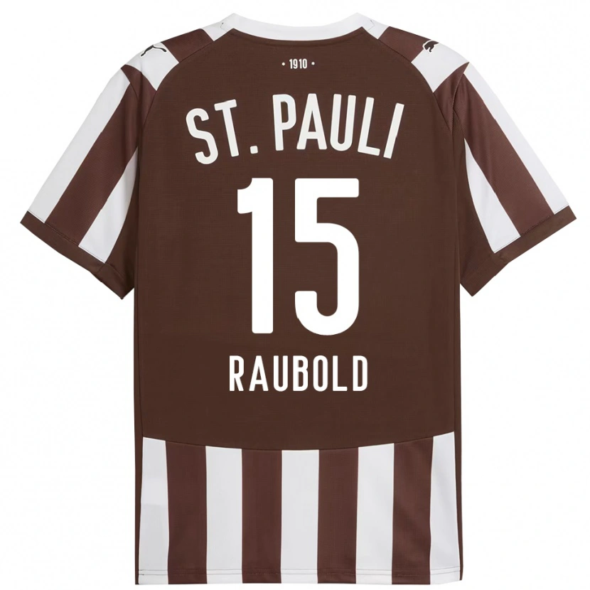 Danxen Niño Camiseta Jannis Raubold #15 Café Blanco 1ª Equipación 2025/26 La Camisa