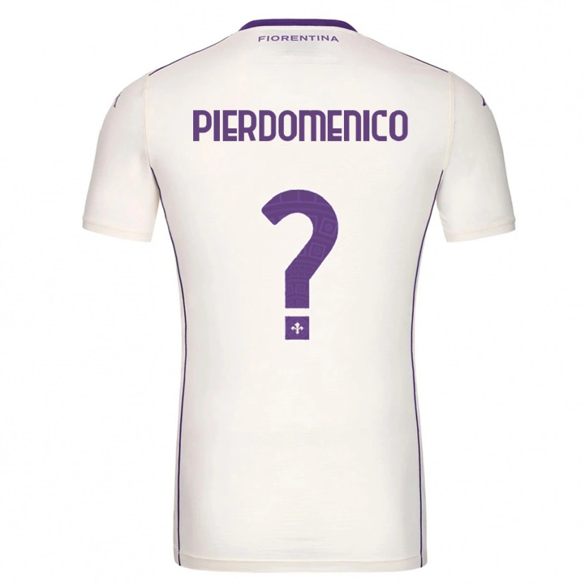 Danxen Niño Camiseta Jacopo Di Pierdomenico #0 Blanco Púrpura Rojo 2ª Equipación 2025/26 La Camisa