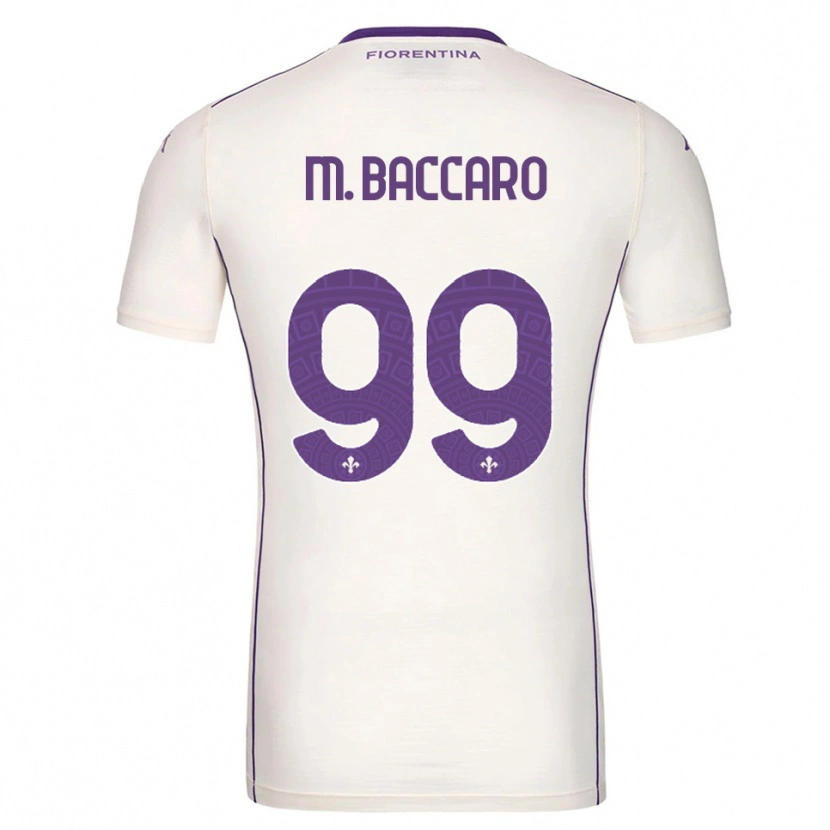 Danxen Niño Camiseta Giulia Maria Baccaro #99 Blanco Púrpura Rojo 2ª Equipación 2025/26 La Camisa