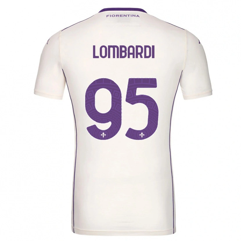 Danxen Niño Camiseta Emma Lombardi #95 Blanco Púrpura Rojo 2ª Equipación 2025/26 La Camisa