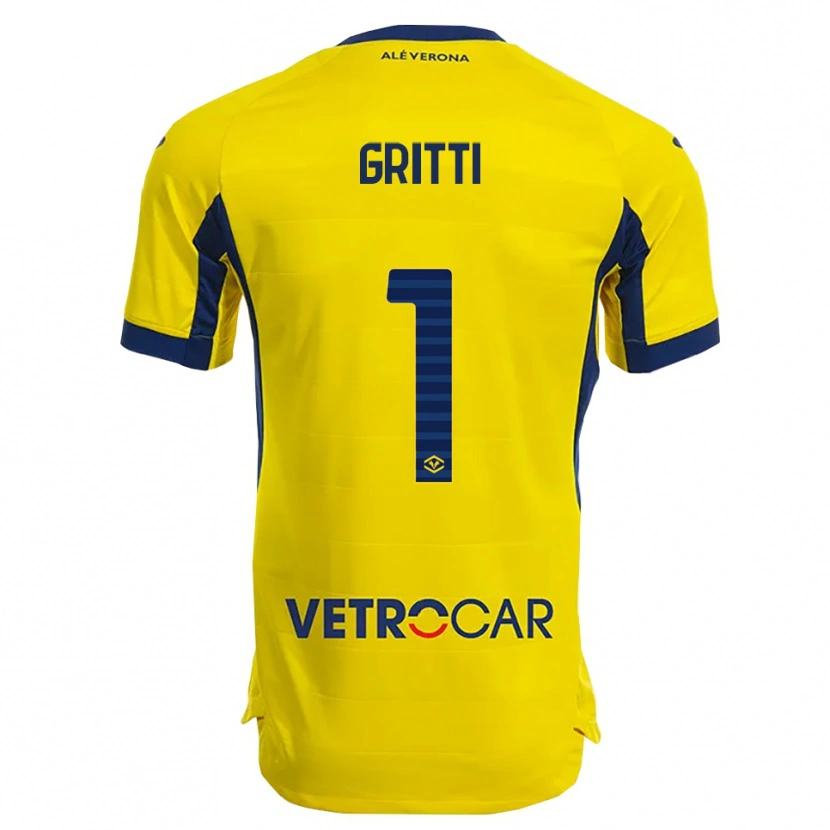 Danxen Niño Camiseta Alessia Gritti #1 Amarillo Marino 2ª Equipación 2025/26 La Camisa