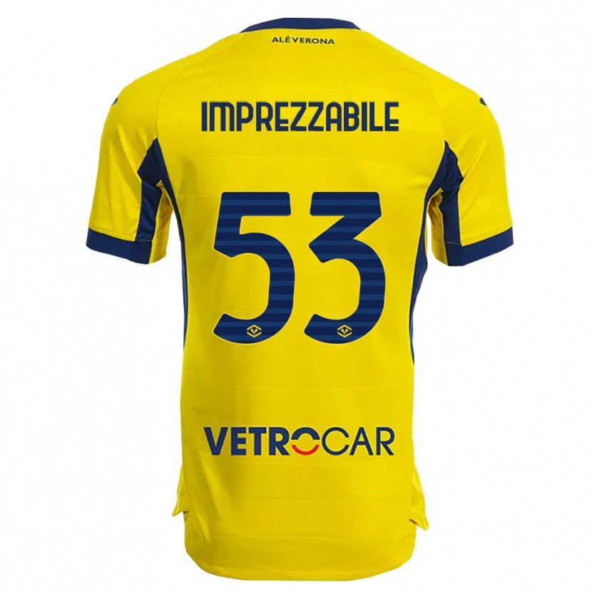 Danxen Niño Camiseta Francesca Imprezzabile #53 Amarillo Marino 2ª Equipación 2025/26 La Camisa