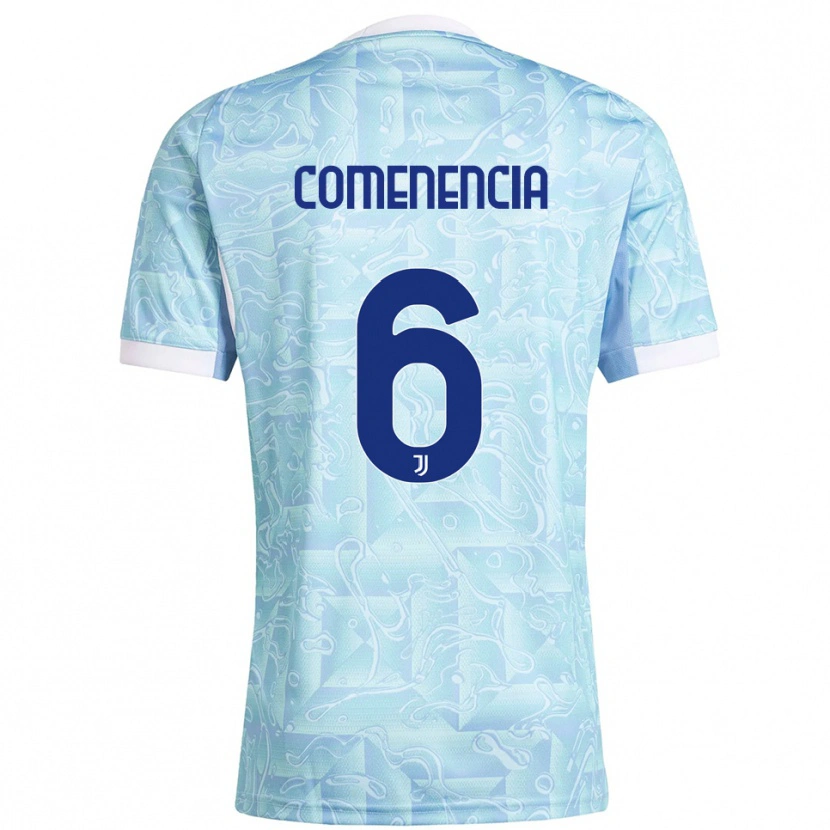 Danxen Niño Camiseta Livano Comenencia #6 Azul Cielo Amarillo 2ª Equipación 2025/26 La Camisa