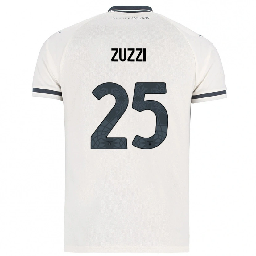 Danxen Niño Camiseta Giorgia Zuzzi #25 Blanco Marino 2ª Equipación 2025/26 La Camisa