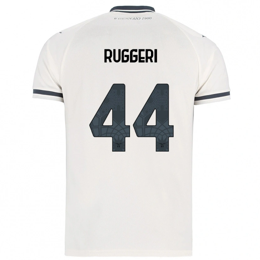 Danxen Niño Camiseta Fabio Andrea Ruggeri #44 Blanco Marino 2ª Equipación 2025/26 La Camisa