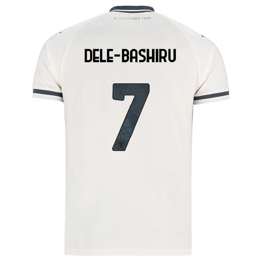 Danxen Niño Camiseta Fisayo Dele-Bashiru #7 Blanco Marino 2ª Equipación 2025/26 La Camisa
