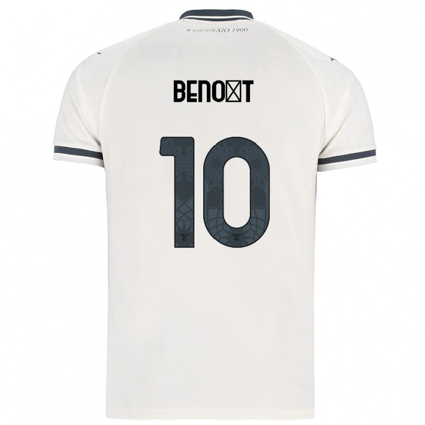 Danxen Niño Camiseta Alice Benoît #10 Blanco Marino 2ª Equipación 2025/26 La Camisa
