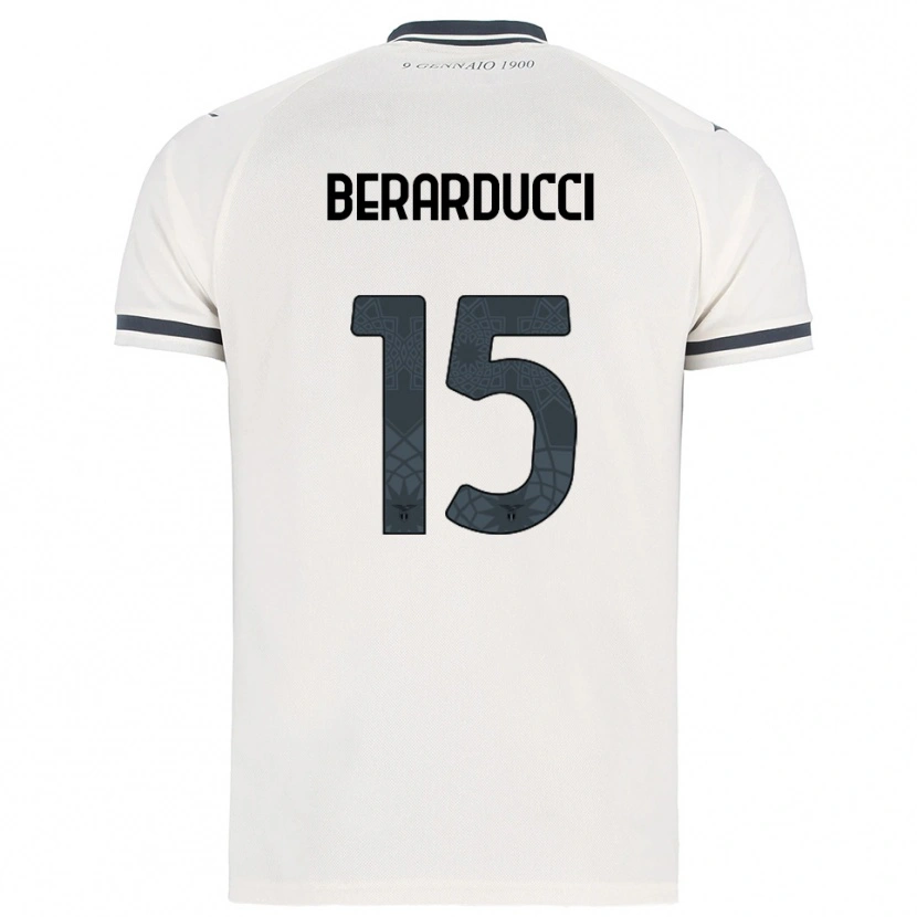 Danxen Niño Camiseta Martina Berarducci #15 Blanco Marino 2ª Equipación 2025/26 La Camisa