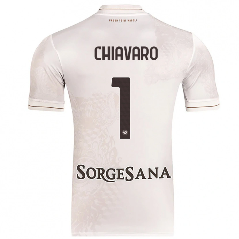 Danxen Niño Camiseta Kelly Chiavaro #1 Champán Marrón 2ª Equipación 2025/26 La Camisa