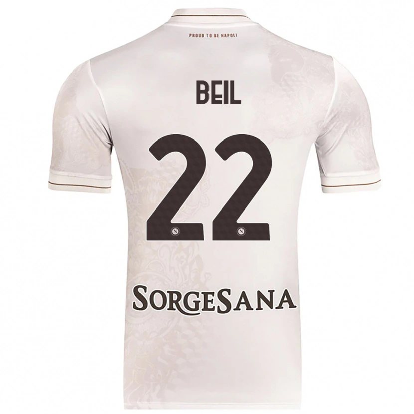 Danxen Niño Camiseta Vivien Beil #22 Champán Marrón 2ª Equipación 2025/26 La Camisa