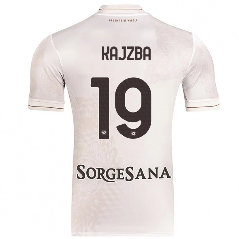 Danxen Niño Camiseta Nina Kajzba #19 Champán Marrón 2ª Equipación 2025/26 La Camisa