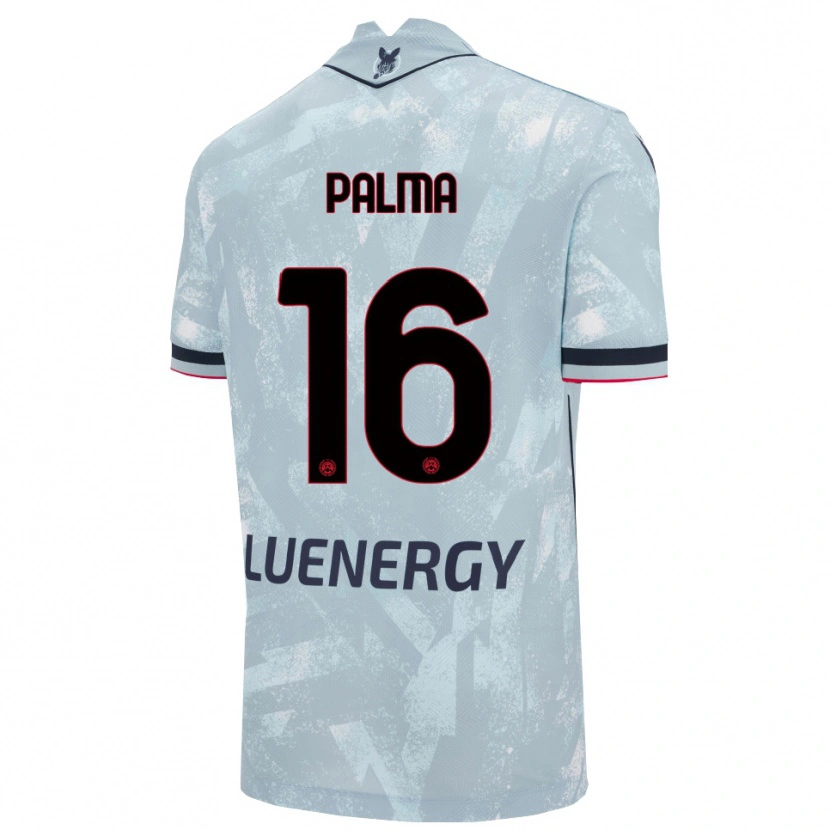 Danxen Niño Camiseta Matteo Palma #16 Azul Claro Negro 2ª Equipación 2025/26 La Camisa