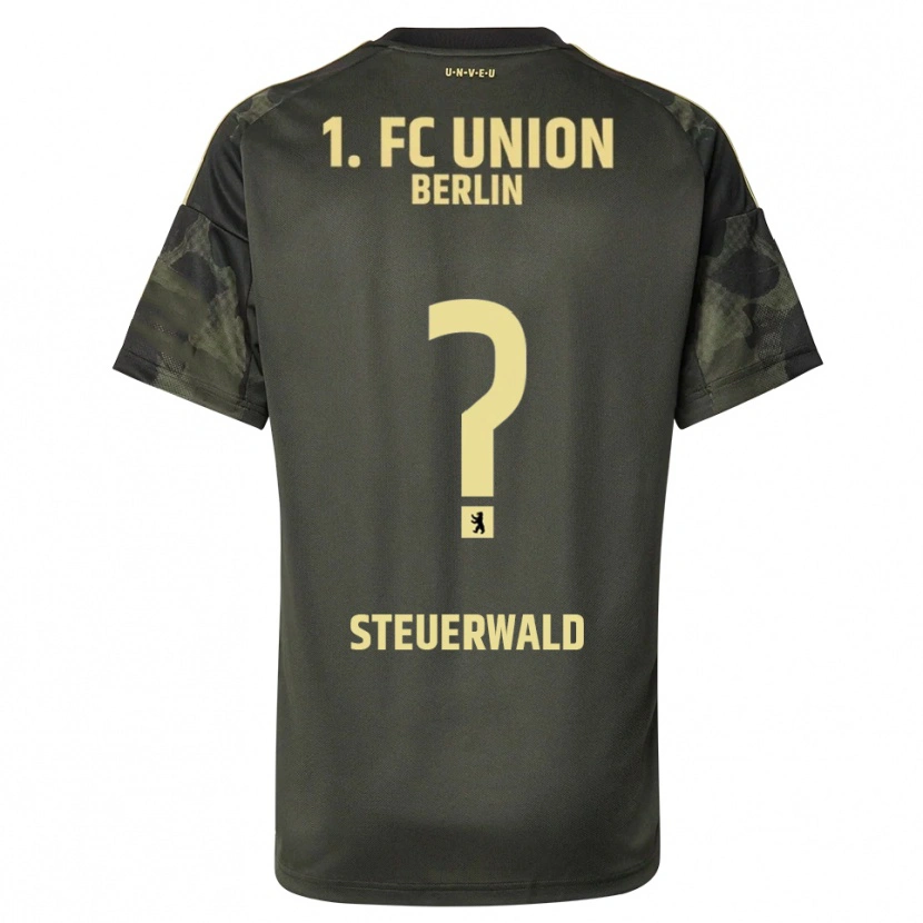 Danxen Niño Camiseta Samantha Steuerwald #0 Verde Oscuro Negro 2ª Equipación 2025/26 La Camisa