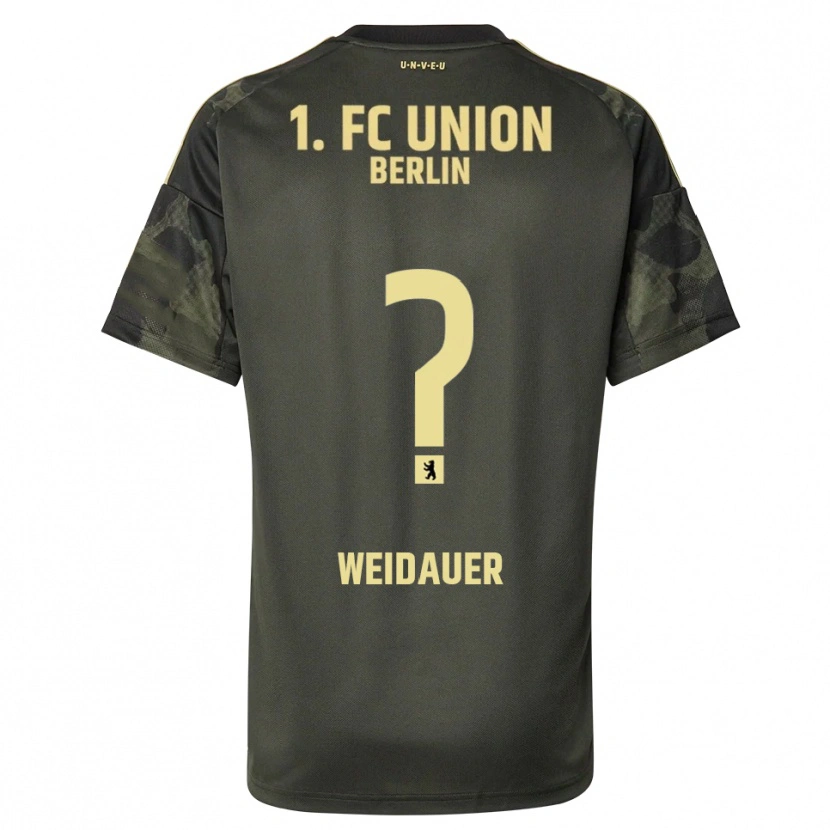 Danxen Niño Camiseta Sophie Weidauer #0 Verde Oscuro Negro 2ª Equipación 2025/26 La Camisa