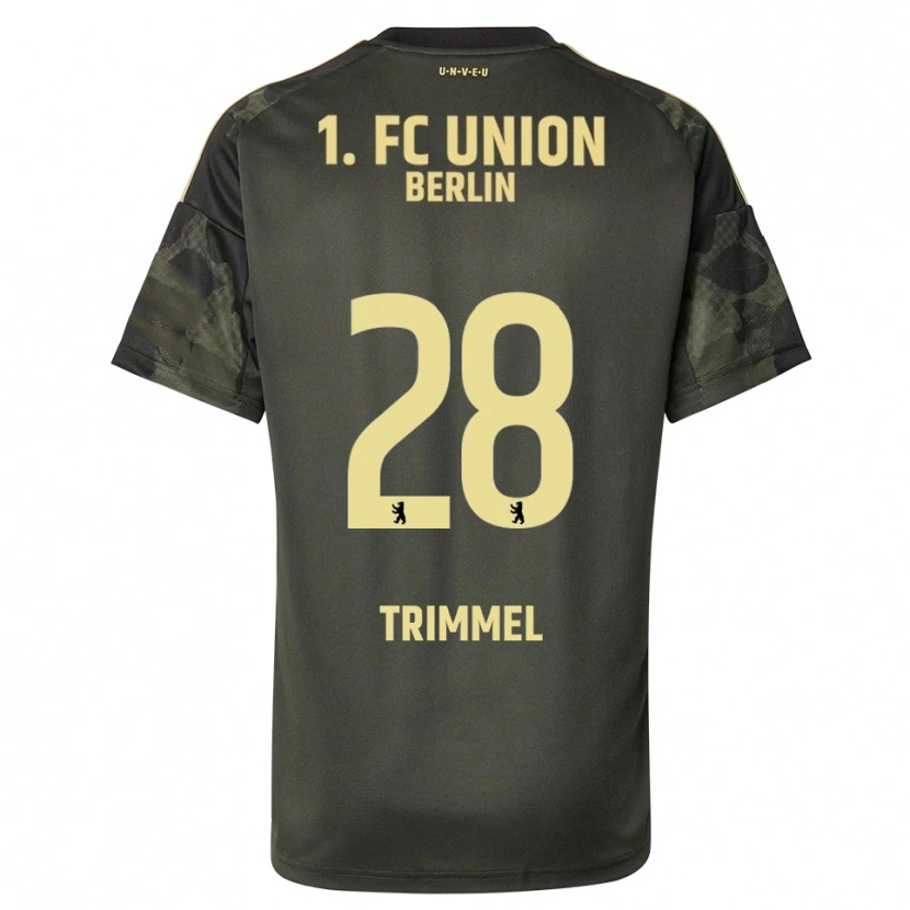 Danxen Niño Camiseta Christopher Trimmel #28 Verde Oscuro Negro 2ª Equipación 2025/26 La Camisa
